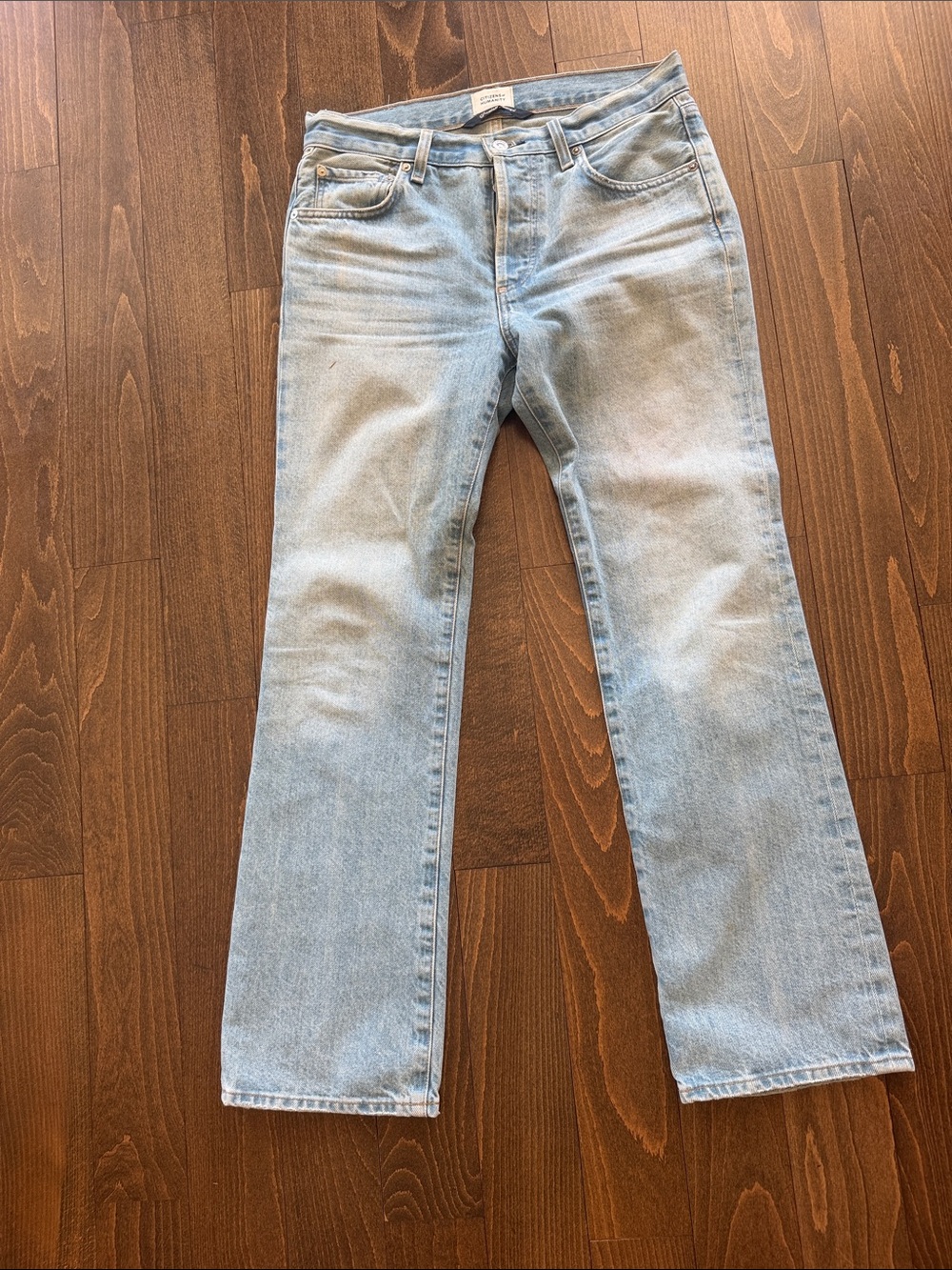 Citizens Of Humanity Pale Blue Flare Jeans
